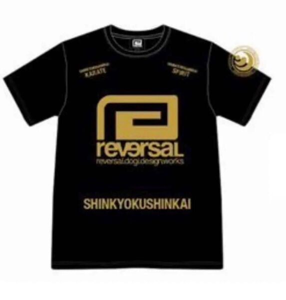 【新品】リバーサル 新極真 GOLD BIG MARK COTTON TEE