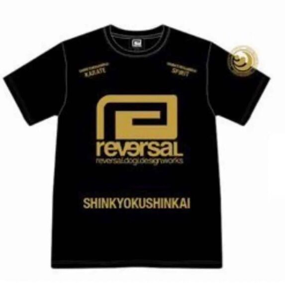 【新品】リバーサル 新極真　GOLD BIG MARK COTTON TEE