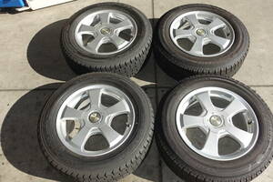 205/65R16　スタッドレス　16×７JJ　オフセット　38　PCD　100/114.3　マルチ５穴　中古　アイスガード　アイスナビ　アルファード　