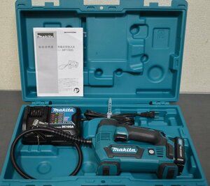 【makita】充電式空気入れ//MP100DSH//10.8v//バッテリ BL1015/充電器付/電動工具/側面ラベルなし【極美品】(菅2135YO)