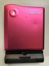 23M12-111R：【動作品】シャープ SHARP ポータブルMDプレーヤー MD-DS33-P 純正イヤホン_画像3