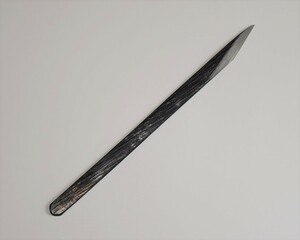  cut ... small sword 3 minute 10mm blue steel black strike new goods [ free shipping ]