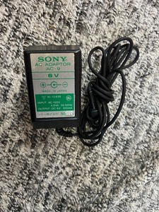 送料無料 SONY ソニー 純正 スカイセンサー ICF-5800 等用 ACアダプター AC-9 センターマイナス 6V 300mA TOKYO JAPAN 使用感有り 