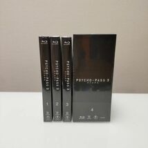 【新品・送料無料】☆PSYCHO-PASS サイコパス 3 初回生産限定版 Blu-ray Vol.1-4 全4巻セット 全巻収納BOX付き☆_画像3