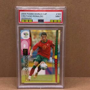 PANINI パニーニ WORLD CUP GERMANY 2006 CRISTIANO RONALDO クリスティアーノ・ロナウド PORTUGAL No.169 PSA鑑定