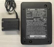 Canon キャノン バッテリーチャージャーCOMPACT POWER ADAPTER CA-PS100　アダプター DC COUPLER DR-100　電源コード　自宅長期保管品_画像3