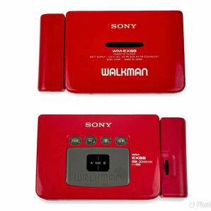 【希少品】SONY WALKMAN WM-EX88 カセットウォークマン ソニー ウォークマン ガム電池 イヤホンアダプター レトロ 音響 オーディオの画像2