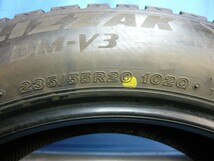 バリ山！ブリザック DM-V3■235/55R20●8分山 2本 2020年製！取付/手渡し可！●レクサスRX Z51ムラーノ●(tQ954_画像4