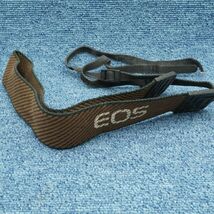 Canon キヤノン EOS カメラ ストラップ 茶色(ブラウン)×白色(ホワイト) イオス デジタル一眼 ビンテージ フィルム Camera Strap #B_画像1