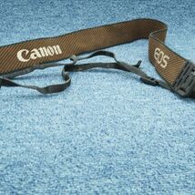 Canon キヤノン EOS カメラ ストラップ 茶色(ブラウン)×白色(ホワイト) イオス デジタル一眼 ビンテージ フィルム Camera Strap #B_画像4