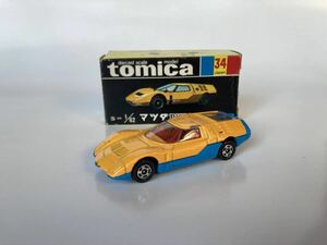 トミカ　TOMICA 当時物　黒箱 34　マツダ　RX500 MAZDA