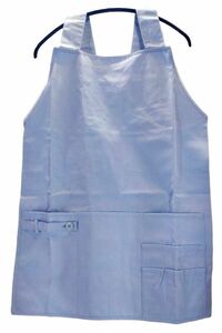 CH2830-6* new goods nurse apron multifunction pocket belt loop attaching waist adjustment possible H type middle height childcare worker free size blue blue postage 250 jpy 