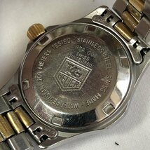 １円～ TAG HEUER ダグホイヤー 2000シリーズ プロ 974.008 レディース クオーツ 腕時計 ダイバー ゴールド シルバー コンビ 電交済 IW310B_画像6