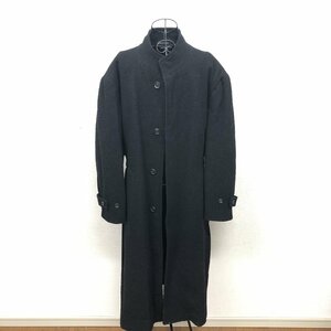 良品 MENS TENORAS メンズティノラス ＜L＞ ロングコート CALZTURE UOMO TW-1516 毛 ウール ナイロン 混 バックル難有 IW312CF06MNS_80