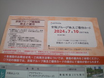 京阪グループ株主ご優待カード1セット　ひらかたパーク入園券など　数量2_画像1