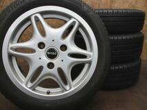 ★smartフォーツー純正アルミホイール 3穴PCD112 + BRIDGESTONE ECOPIA 145/65R15・175/55R15 4本セット[smartフォーツー W450 W451 W452]_画像1