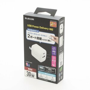 ▽495503 未使用品 ELECOM AC充電器 USB Power Delivery 30W MPA-ACCP30 エレコム