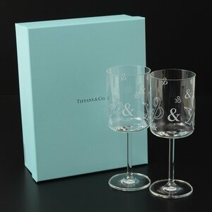 ◎497589 未使用品 TIFFANY&Co. ティファニー アンパサンド ペア ワイングラス