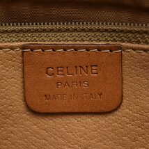 □497493 CELINE セリーヌ セカンドバッグ クラッチバッグ PVCマカダム ヴィンテージ メンズ ブラウン_画像7