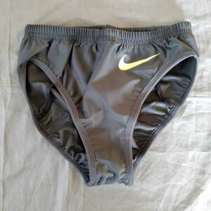 NIKE(グレーXS) ハイレグレーシングブルマ B12-a