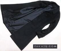 未使用に近い極美品 TAKA-Q CASHMERE タカキュー 高級カシミヤ100％ ステンカラーコート ロング丈 比翼仕立て 極艶 メンズアウター 紳士 L_画像1