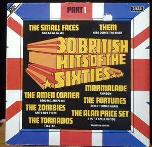 【VPS095】V.A.(ビート)「30 British Hits Of The Sixties Part 1」(2LP), 79 NETHERLAND Compilation　★ビート/R&B/Vocal