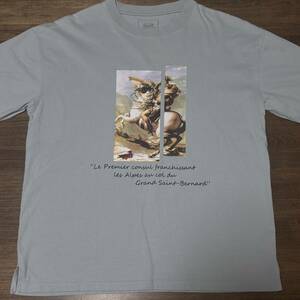◎ジャック＝ルイ・ダヴィッド　ナポレオン・ボナパルト メンズ Tシャツ Napoleon Bonaparte　Jacques-Louis David　shirt
