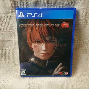 美品[Zn] PS4 Play Station 4 　DEAD OR ALIVE 6 デッドオアアライブ 6　定形外郵便250円発送