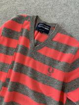 美品　コムデギャルソンシャツ　フレッドペリー　ボーダーニット　COMME des GARCONS SHIRT　FRED PERRY　長袖 ニットセーター_画像6