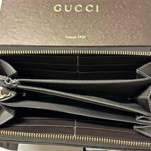 グッチ　GUCCI 財布　長財布　GGキャンバス　ハート金具　ラウンドファスナー　レディース　_画像4