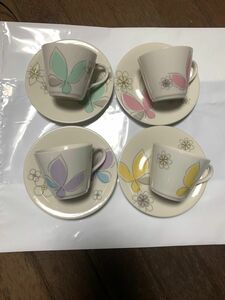 ハナエモリ人気ブランドモリハナエコーヒーセットティーカップ洋陶器 洋陶碗皿セット