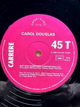 Carol Douglas - My Simple Heart (New York Dancin' Mix) ,Carrere - 8172 ,Vinyl ,12 ,45 RPM , Limited Edition ,Stereo France 1982_画像4