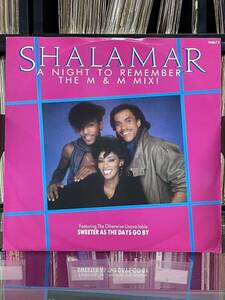 【 Leon Sylvers III プロデュース 】Shalamar - A Night To Remember (M & M Mix) ,MCA Records - SHALT 3 ,12 ,45 RPM ,Promo,UK 1986