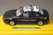 箱変形　burago　ブラーゴ　1/24　アルファロメオ156　CARABINIERI_画像5