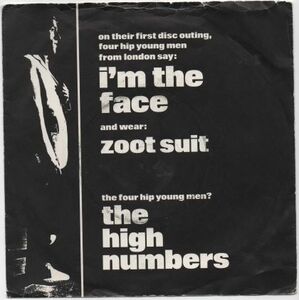 ＷＨＯの最初のシングル【UK 盤】ハイ・ナンバーズ/HIGH NUMBERS - I'M THE FACE