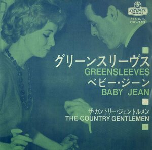 C00187210/EP/ザ・カントリー・ジェントルメン (THE COUNTRY GENTLEMEN)「Greensleeves / Baby Jean (1964年・HIT-283・カントリー)」