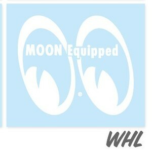 送料85円　MOON Equipped Eyeshape Die Cut ステッカー　WHL