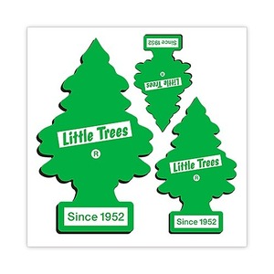 送料120円　リトルツリー ステッカー グリーン シンボル 3pc セット　LittleTrees