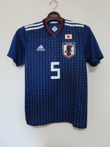 長友佑都 日本代表 ホーム ユニフォーム Sサイズ サッカー FIFA ワールドカップ FC東京 ウェア シャツ 半袖 青 ブルー Jリーグ JFA