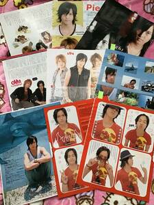 即決☆山下智久☆アイドル誌の切り抜き16P☆2006年☆ピンナップ付き☆　 GYM/GOLF/MIKE