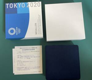 東京2020オリンピック　競技大会記念貨幣発行記念章牌 160g　純銀　造幣局