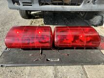 株式会社パトライト 散光式警光燈 型式HZT-24VB-LH 製造番号18F02268電圧DC24v 電流2.6A 電球55w×1 導通未確認 ジャンク品_画像2