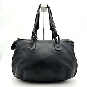 970 ★1円スタート★ LOEWE ロエベ サングリア トートバッグ ハンドバッグ レザー ブラック アナグラム ヘリテージ レディース