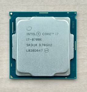 【動作品】Intel Core i7-8700K