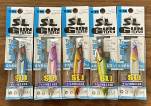 送料無料　剣屋　頑鉄SLジグ　45g　5色セット　1点限り