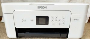 ★【 動作確認済み 】☆彡 EPSON エプソン インクジェット プリンター 複合機 EW-452A ホワイト 白