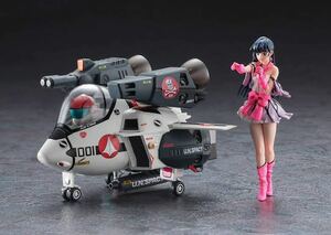 リン・ミンメイ（ステージドレス） w/VF-1S ストライク バルキリー （たまごひこーき）新品未開封・ハセガワ・マクロス・リン・ミンメイ・