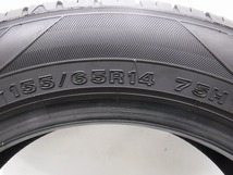 送料無料 155-65R14 9.5分山 オートバックス マックスランエフィシア 2022年製 中古タイヤ【1本】(AGM-0106）_画像4