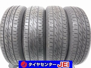 155-65R14 9.5-9分山 ブリヂストン ネクストリー 2020/2019年製 中古タイヤ【4本セット】送料無料(AM14-6459）