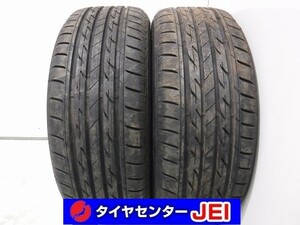 215-55R17 9分山 ブリヂストン ネクストリー 2018年製 中古タイヤ【2本】送料無料(AM17-6453）